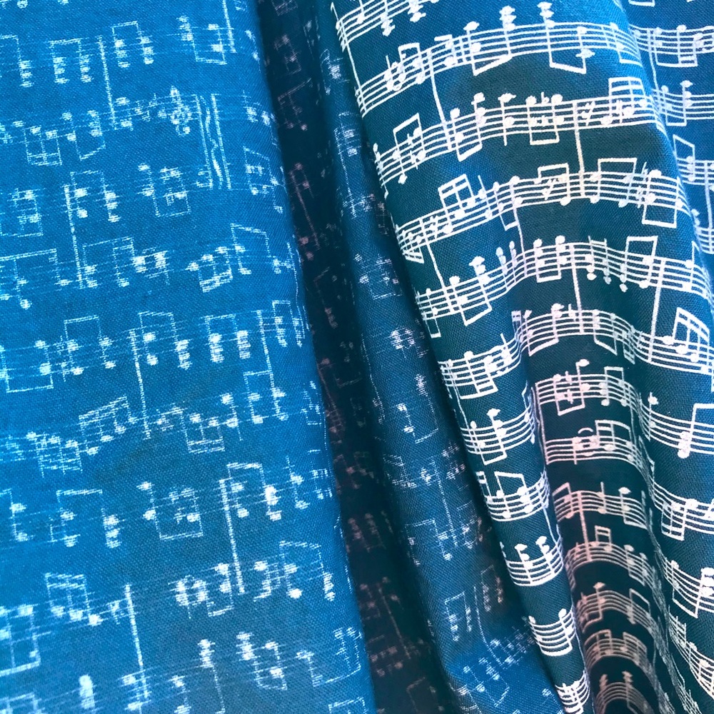 Classic Cottons/FCI 1995 Music Notes (5 yds)